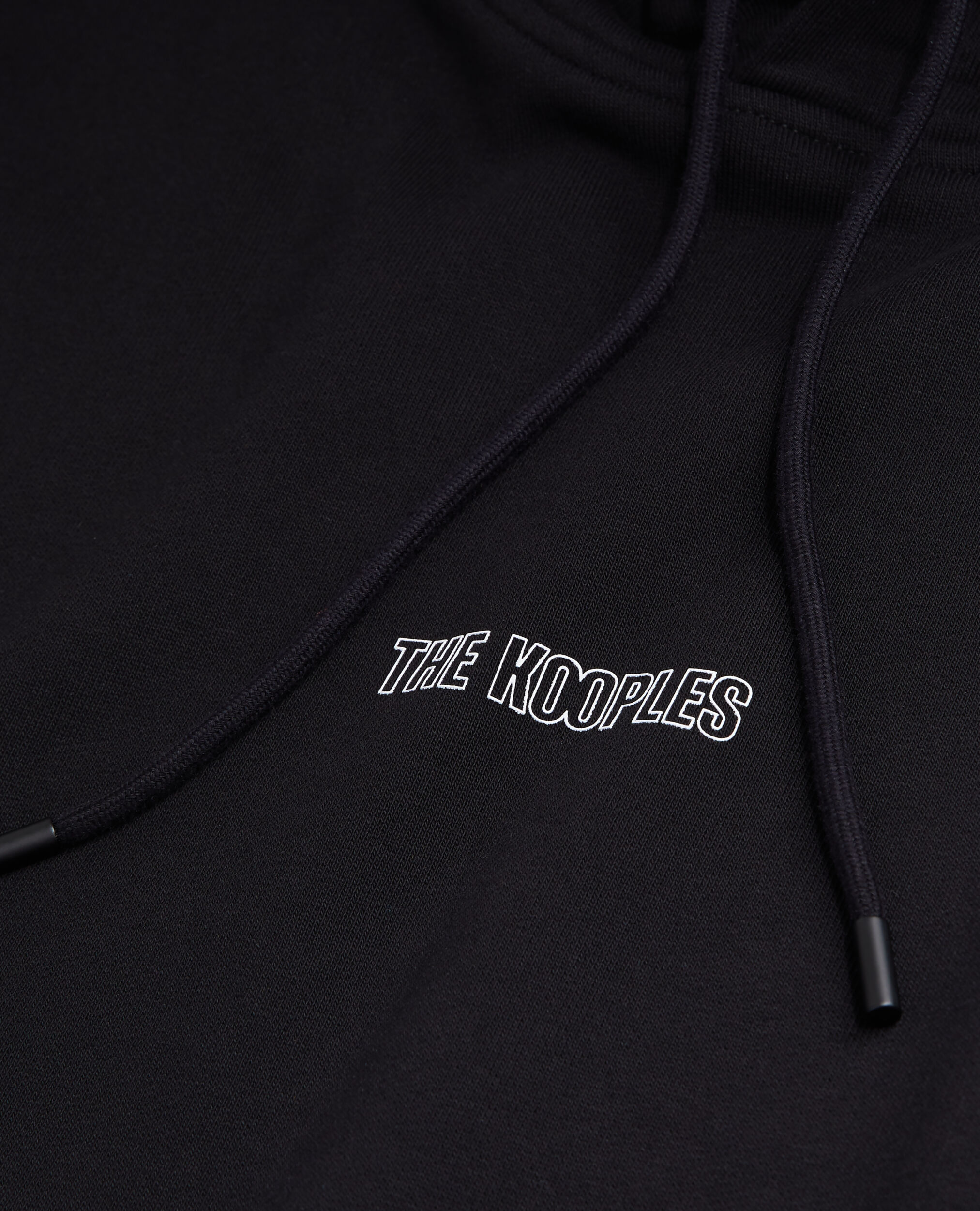 Men's Black hoodie with logo, BLACK, hi-res image number null