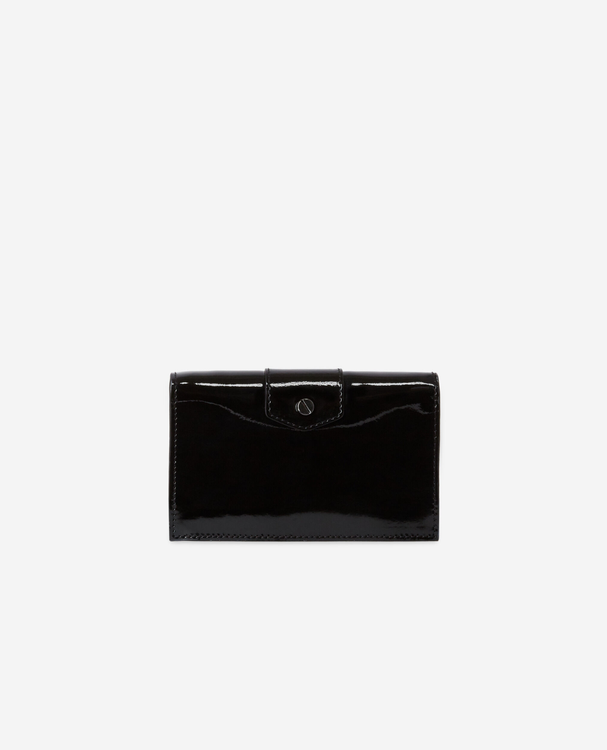 Small Emily pouch in black leather, BLACK, hi-res image number null