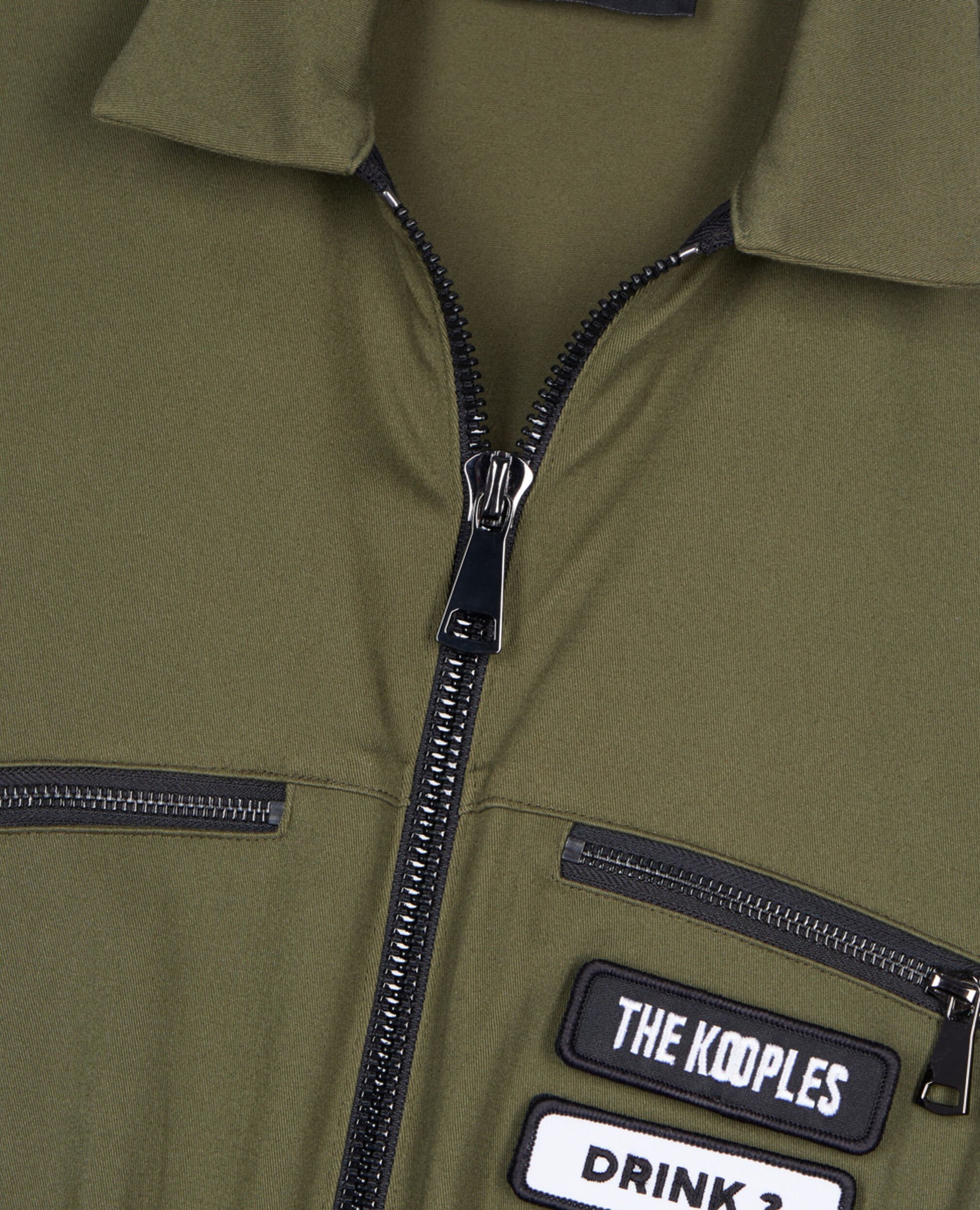 Khaki The Kooples x Carolina Ritzler jumpsuit, KAKI, hi-res image number null