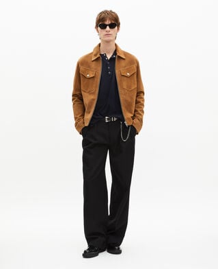 The Kooples MEN CAMEL camel suede jacket
