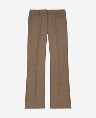 The Kooples FEMME CAMEL pantalon tailleur bootcut camel