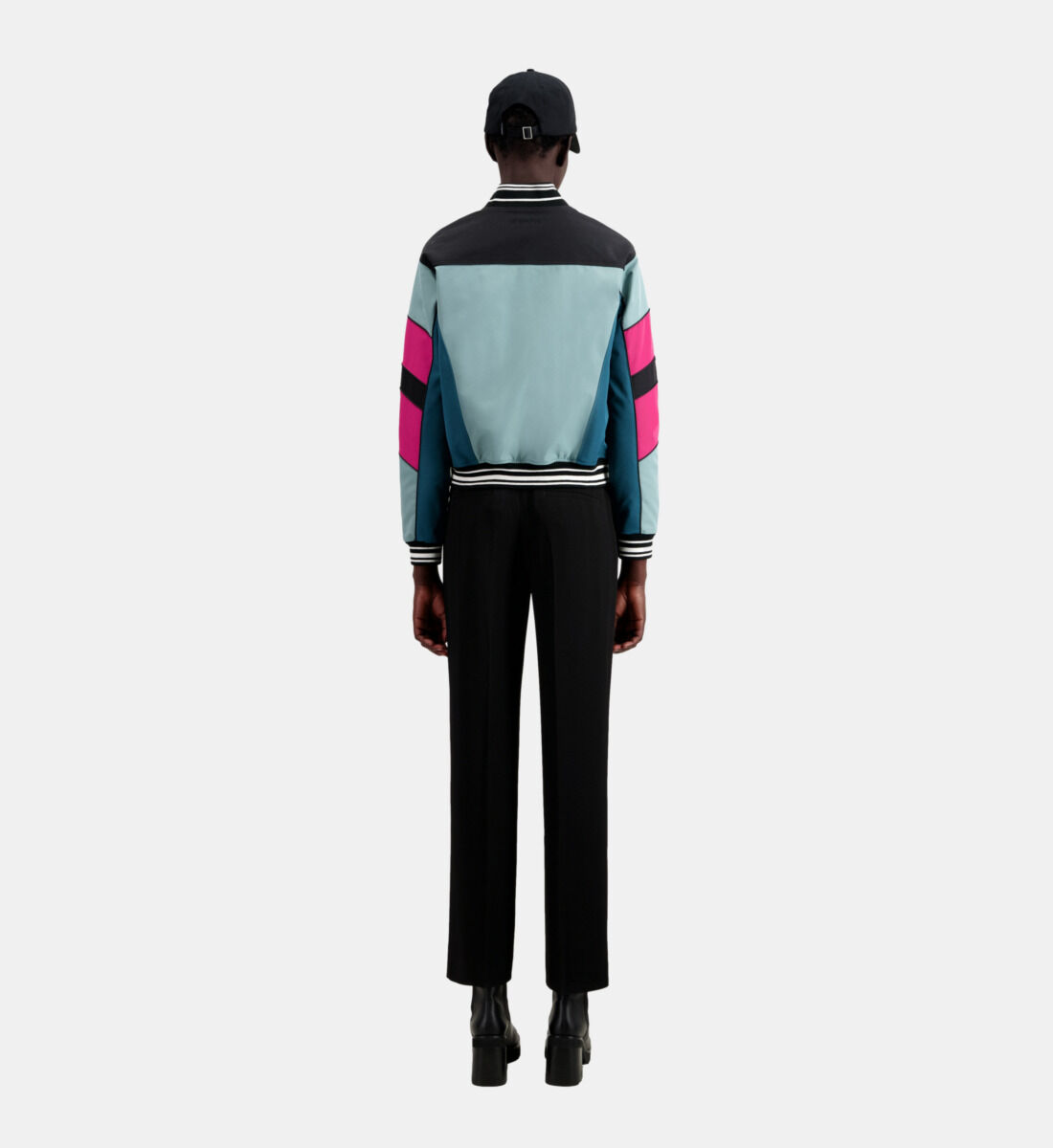 Short jacket with multicoloured patchwork The Kooples