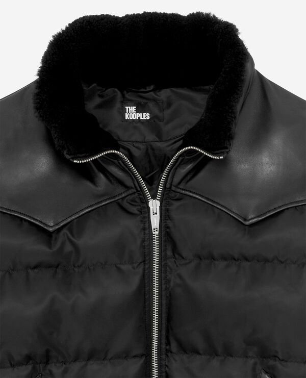 The Kooples HERREN BLACK schwarze daunenjacke
