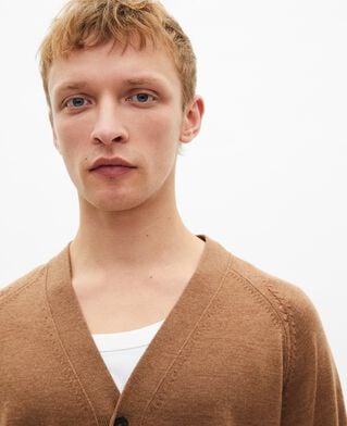 The Kooples HOMME CAMEL cardigan camel