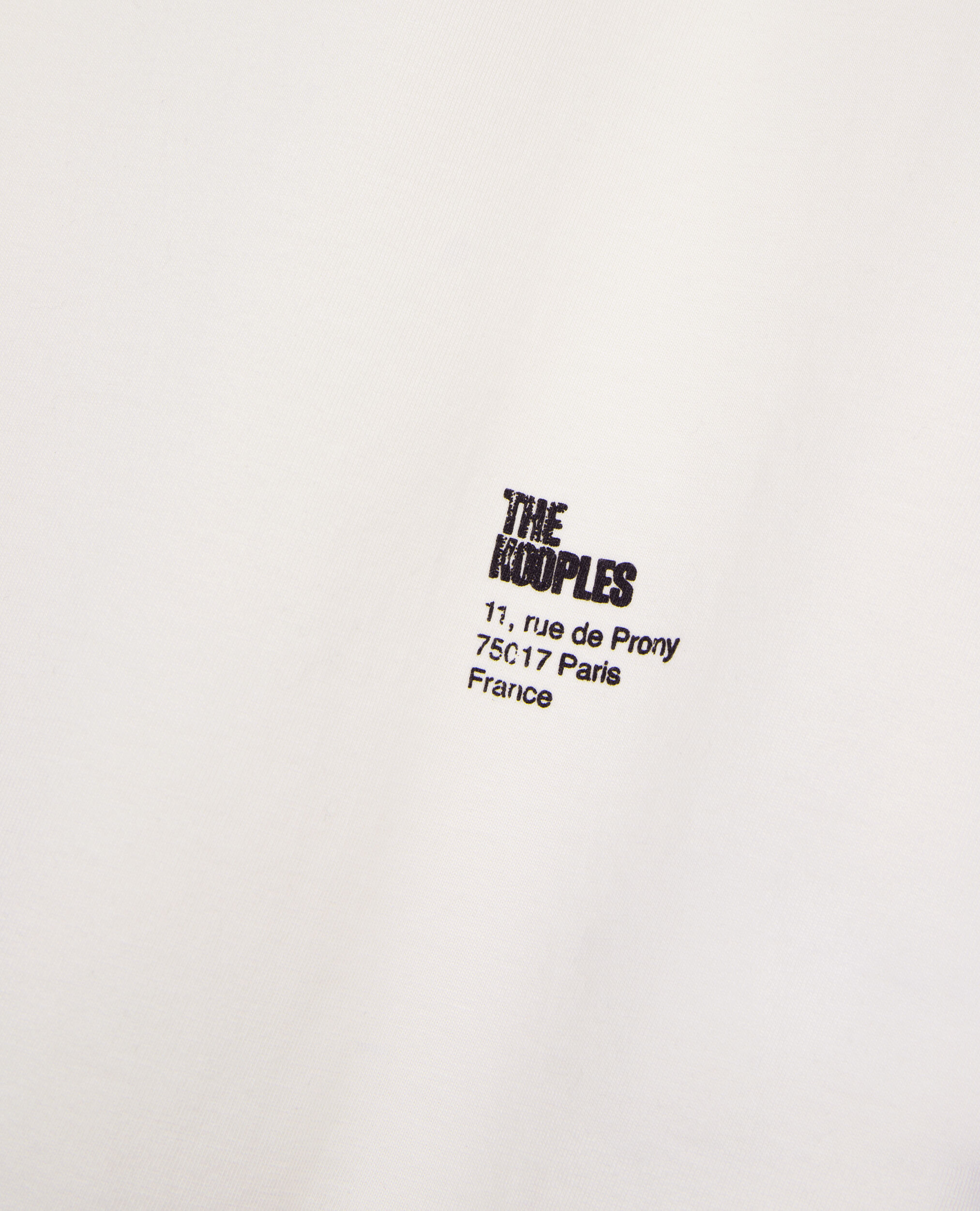 Ecru screen print T-shirt, ECRU, hi-res image number null