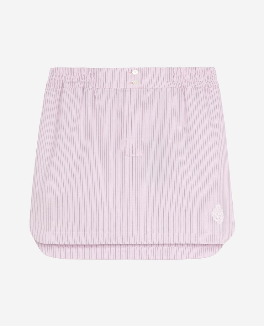 The Kooples DAMEN PINK BLACK kurzer rock mit rosa streifen