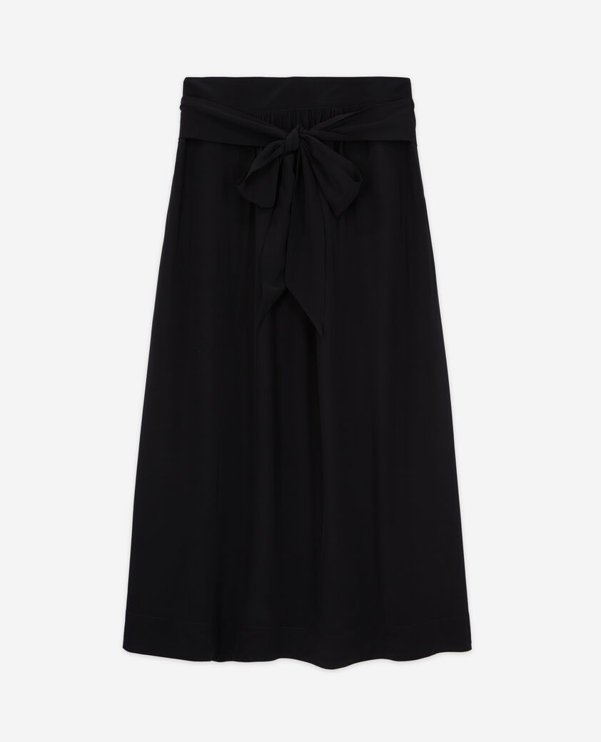 The Kooples WOMEN BLACK long black skirt