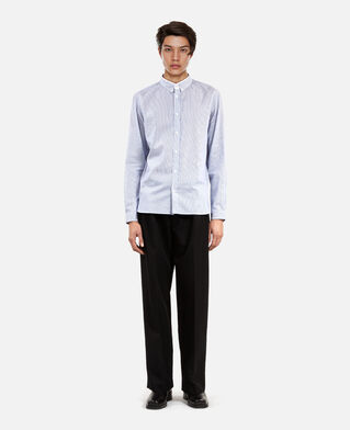 The Kooples MEN BLUE WHITE blue striped formal shirt