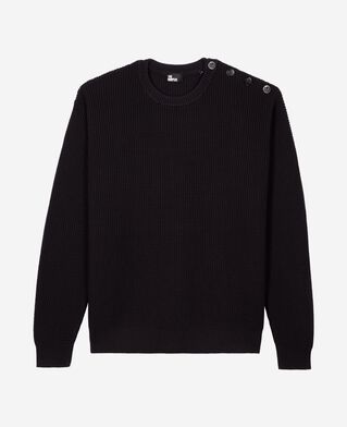 The Kooples MEN DARK NAVY navy button sweater