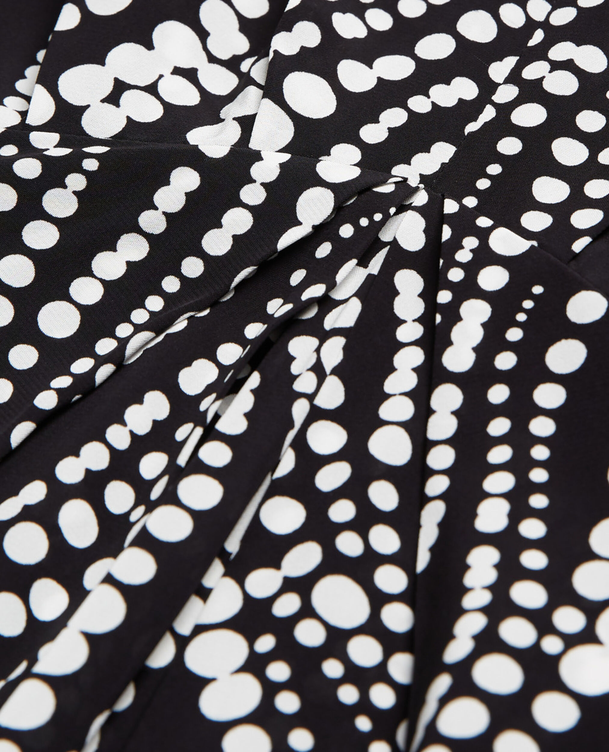 Robe courte imprimée, BLACK WHITE, hi-res image number null