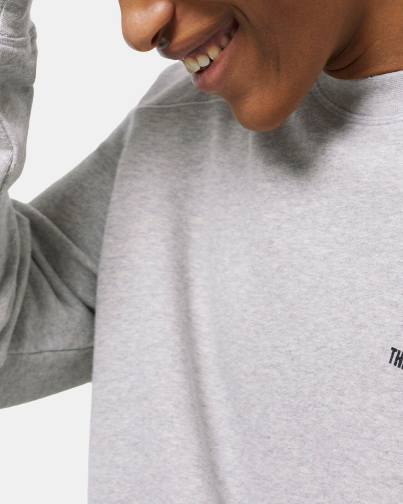 The Kooples HOMME GRIS CLAIR sweatshirt gris clair avec logo