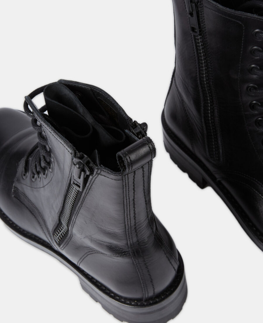 boots en cuir noires