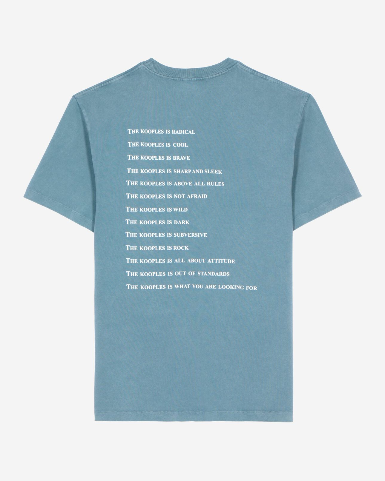 The Kooples HOMBRE BLUE GREY what is camiseta azul