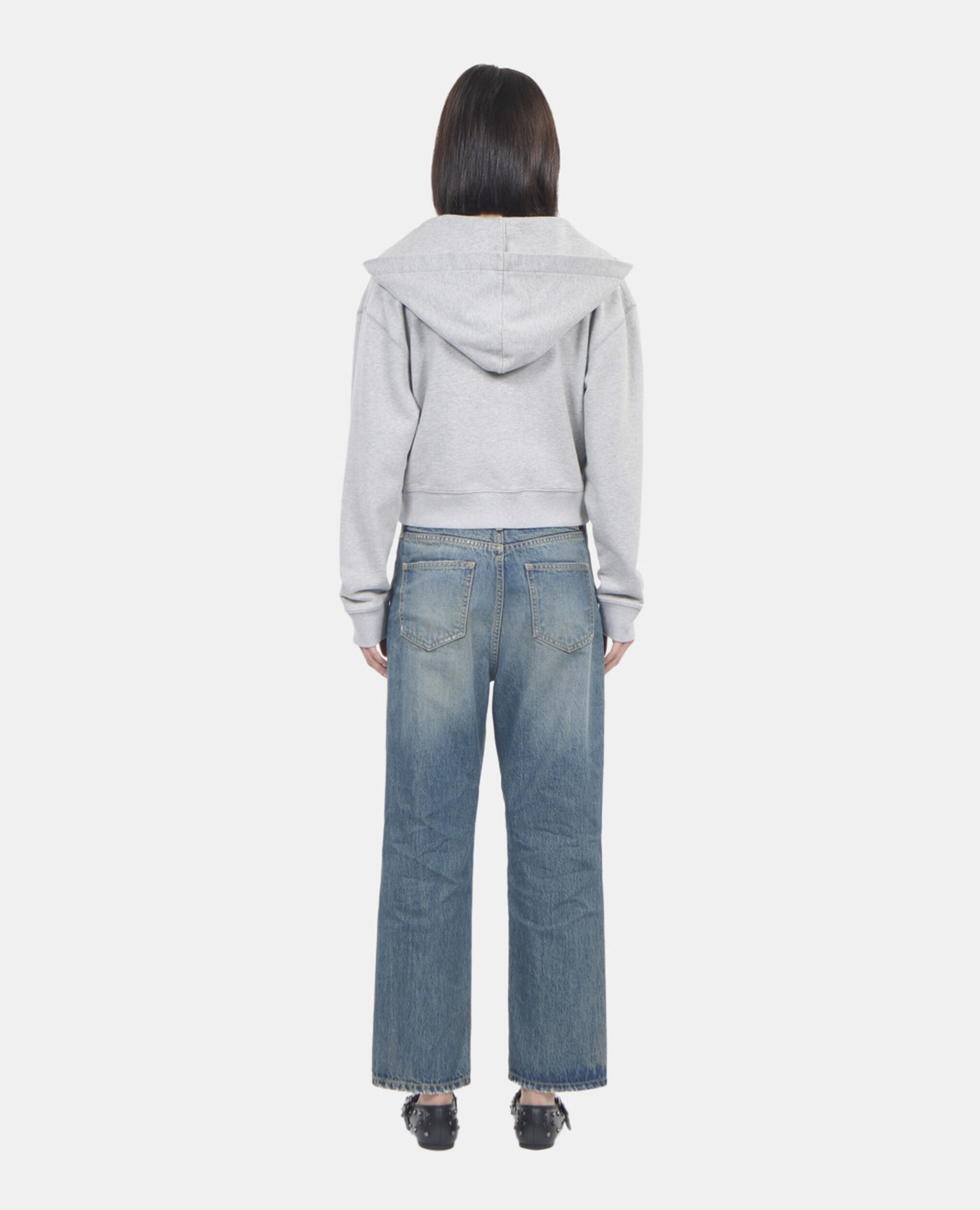 Grey Blazon hoodie, LIGHT GREY MELANGE, hi-res image number null