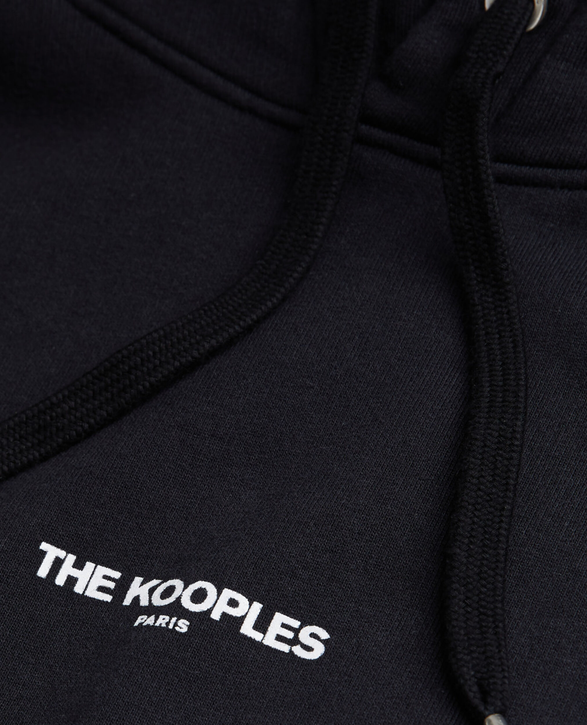 Sweatshirt Homme à  capuche Logo noir, BLACK, hi-res image number null