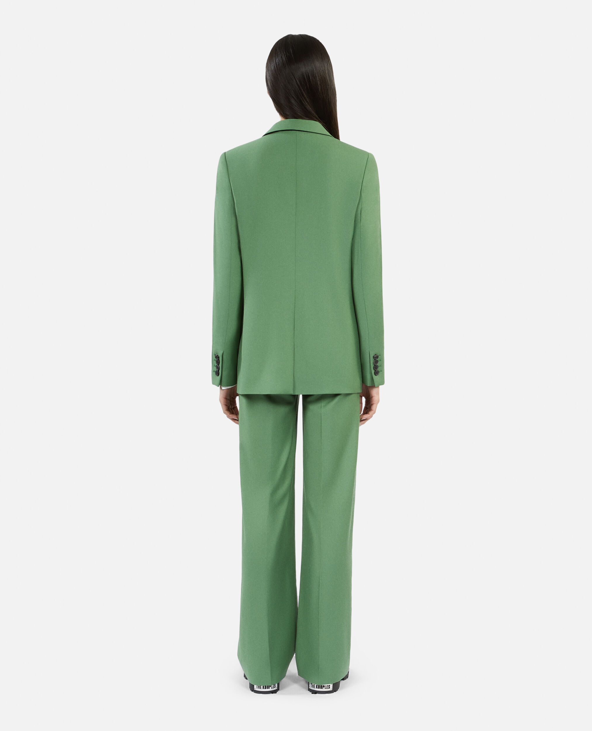 Green wool suit jacket, LIGHT KAKI, hi-res image number null