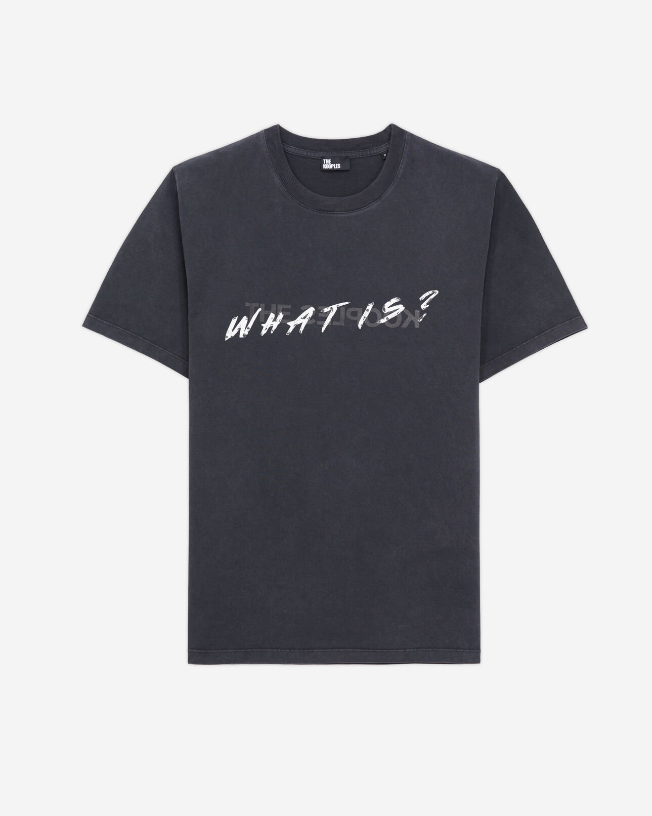 The Kooples HOMBRE BLACK WASHED camiseta what is negra