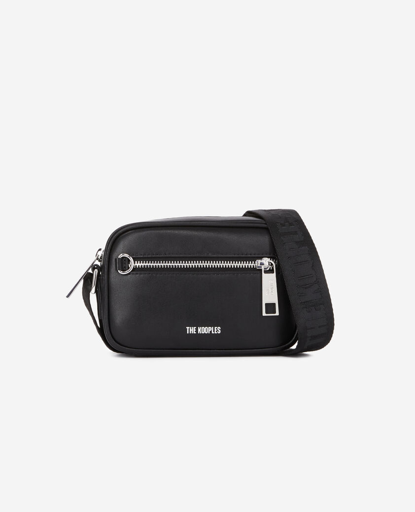 The Kooples HOMBRE BLACK bolso messenger peque&ntilde;o piel negro