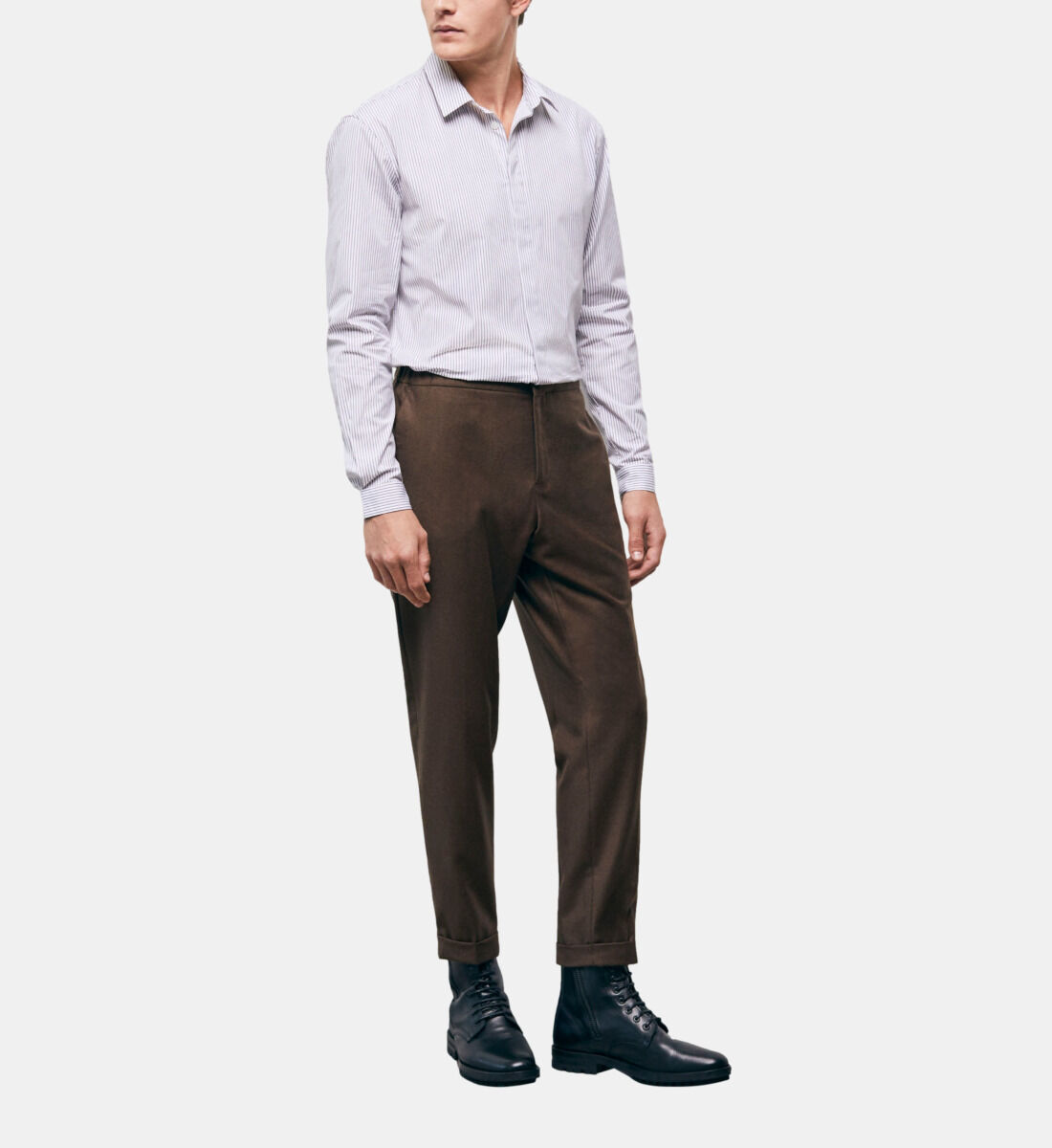 Brown wool outlet pants