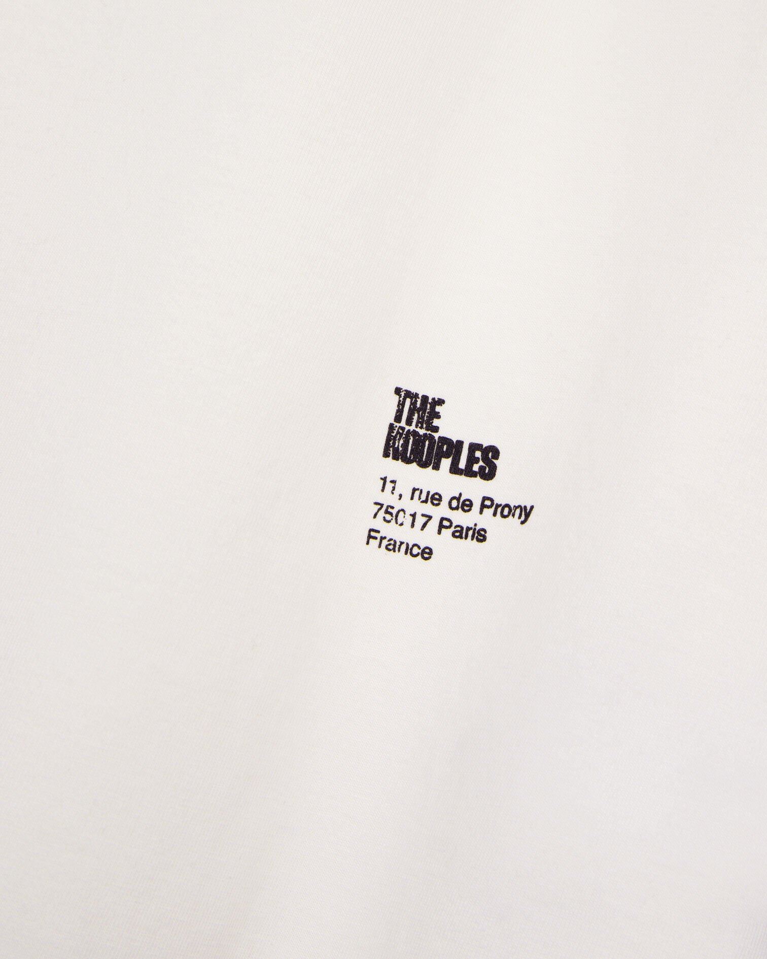 T-shirt with ecru screen printing, ECRU, hi-res image number null