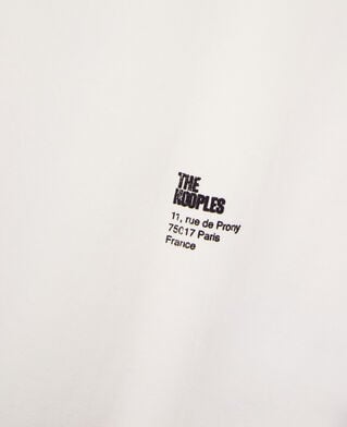 The Kooples FEMME ECRU t-shirt avec sérigraphie écru