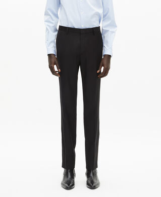 The Kooples MEN BLACK black slim-fit wool suit pants