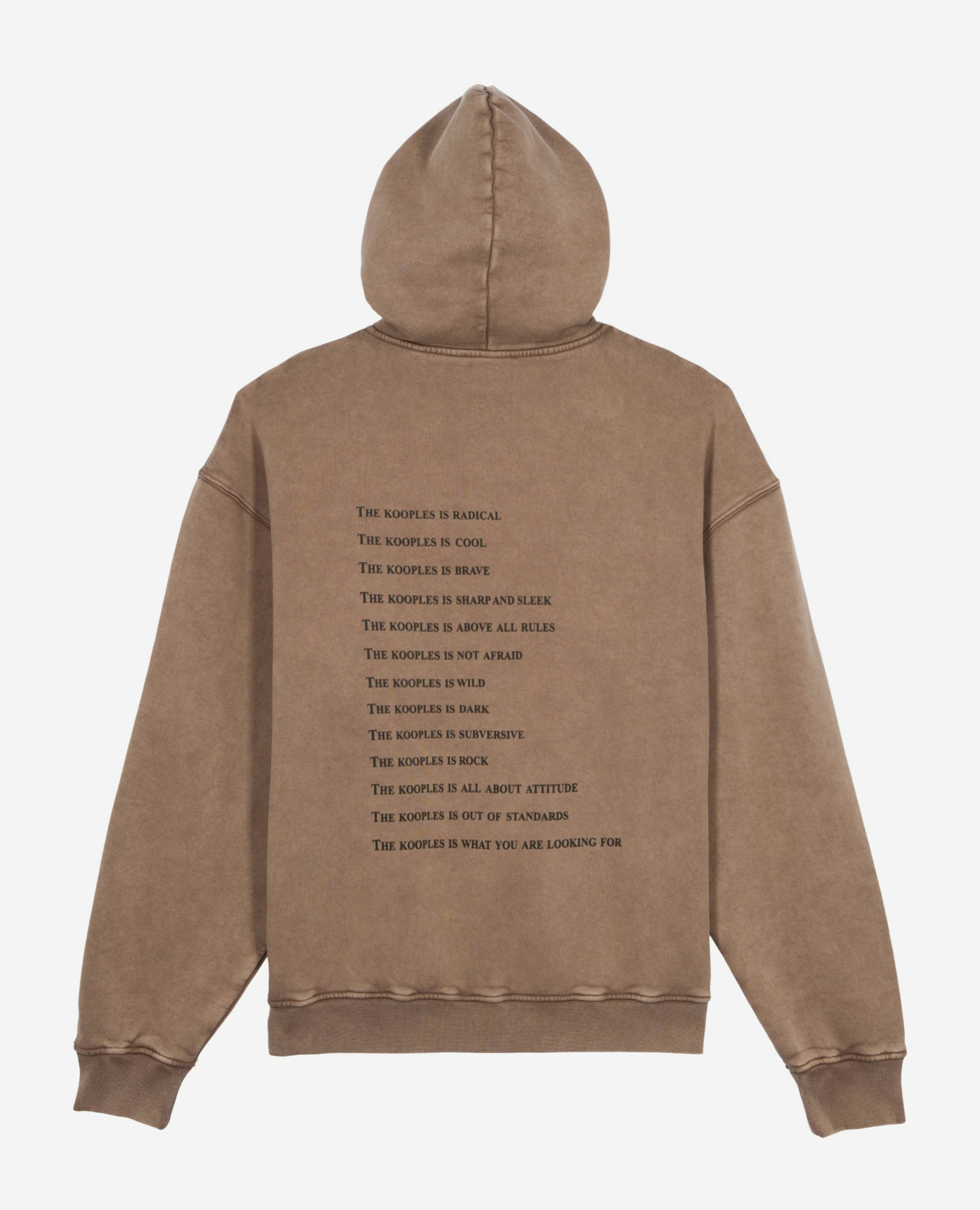 What is hoodie light brown, CHOCOLATE, hi-res image number null