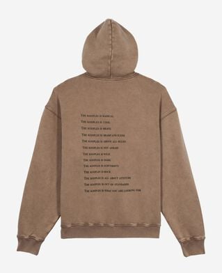 The Kooples MEN CHOCOLATE what is hoodie light brown