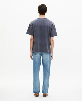 The Kooples MEN DARK NAVY t-shirt with navy logo