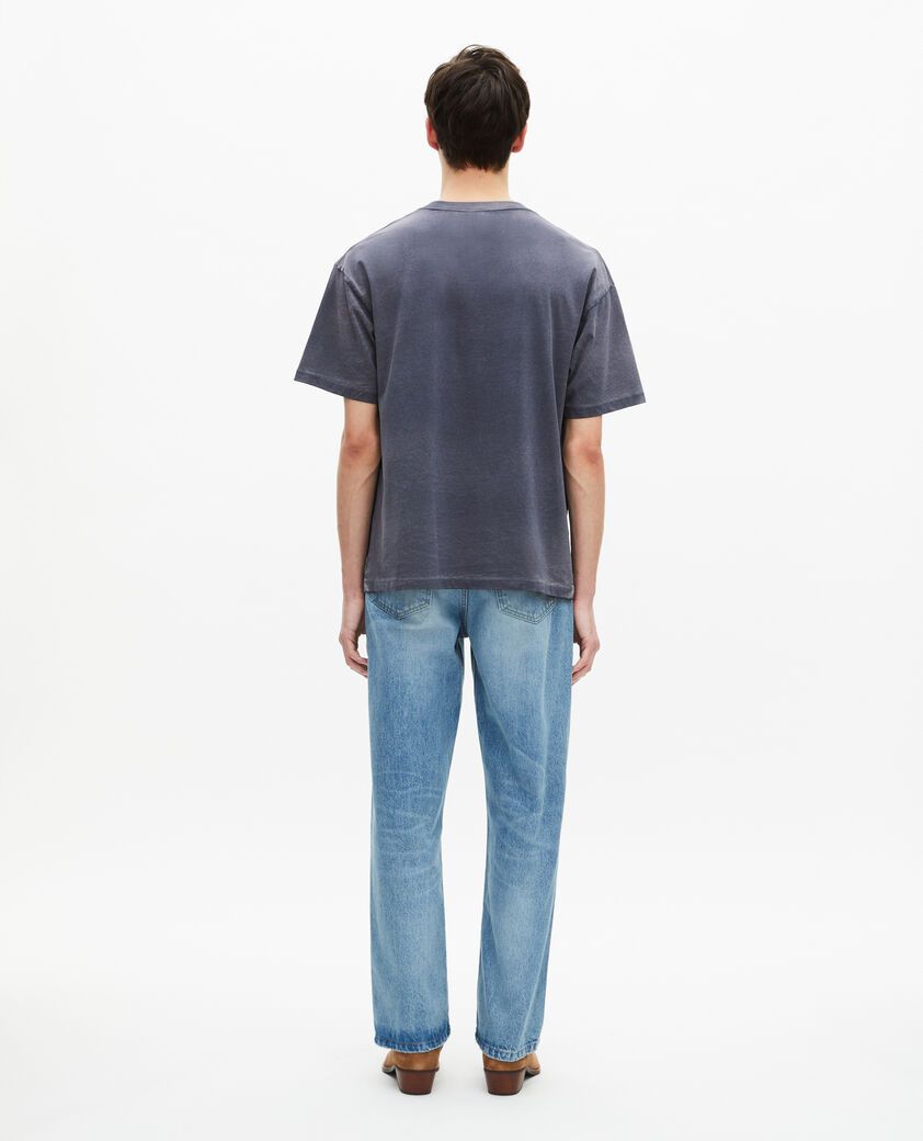 The Kooples HERREN DARK NAVY t-shirt mit marine-logo