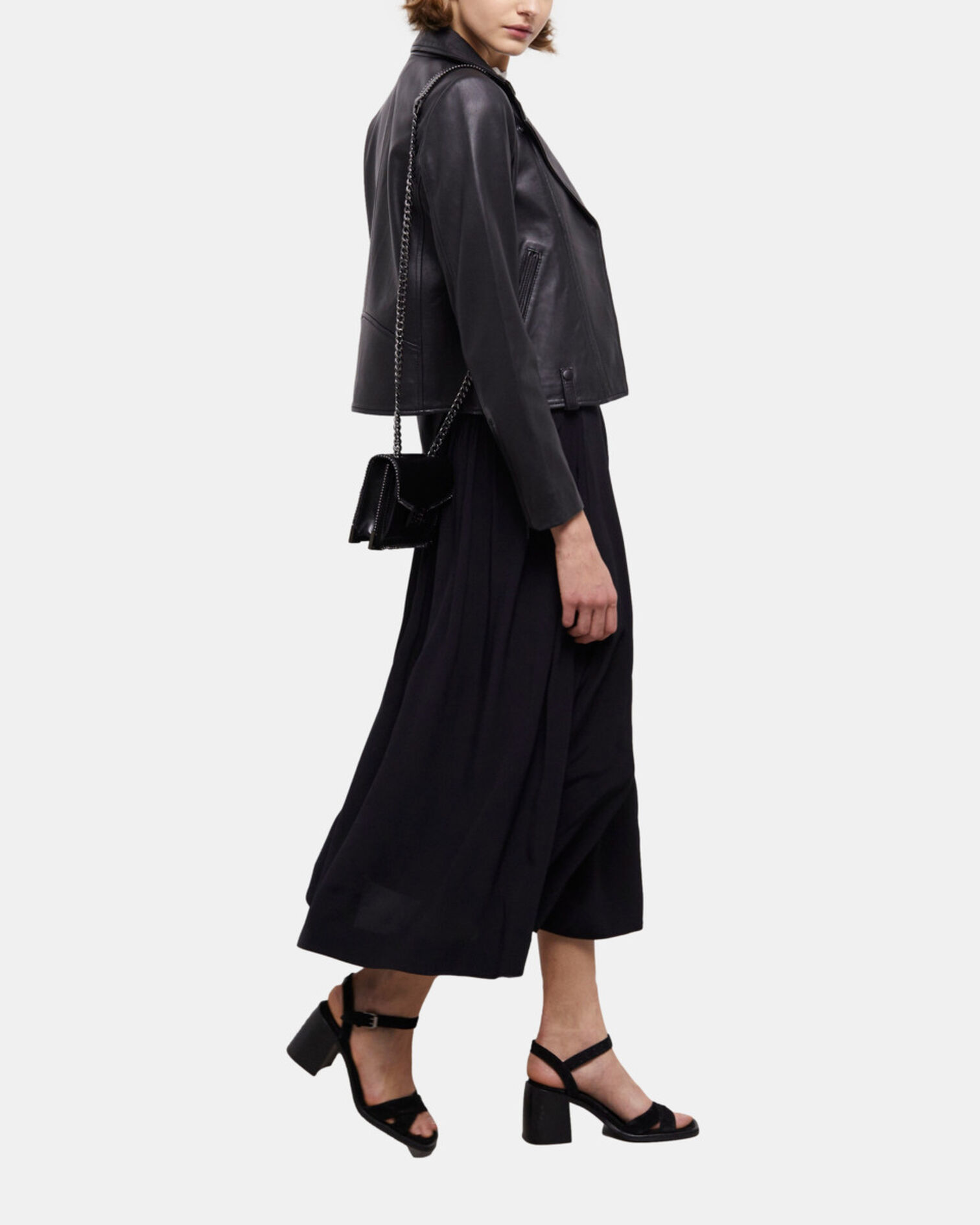 Long black skirt, BLACK, hi-res image number null
