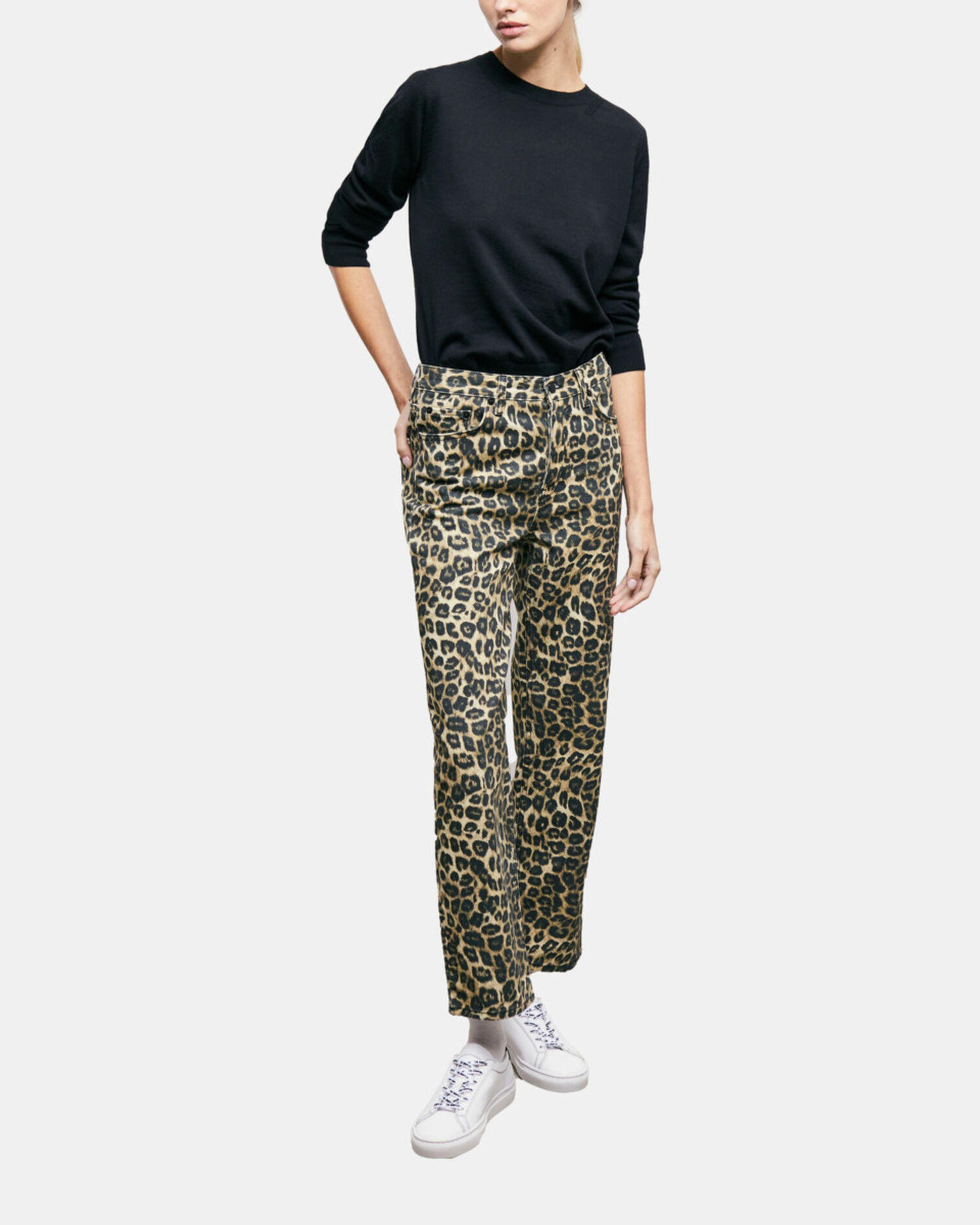 Jean droit léopard, LEOPARD, hi-res image number null