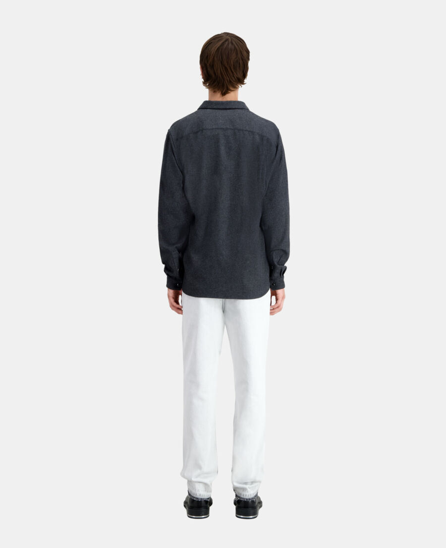 grey flannel shirt