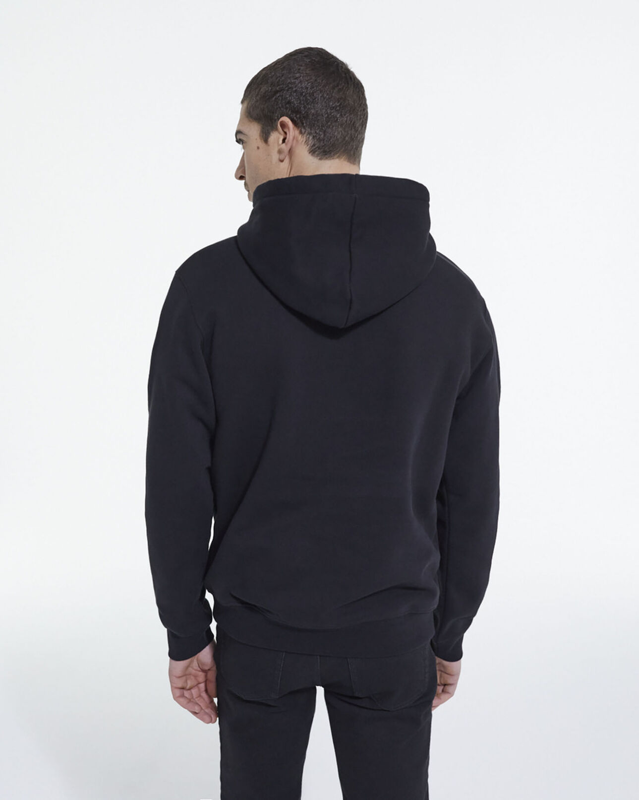 The Kooples HOMME BLACK sweatshirt logo noir