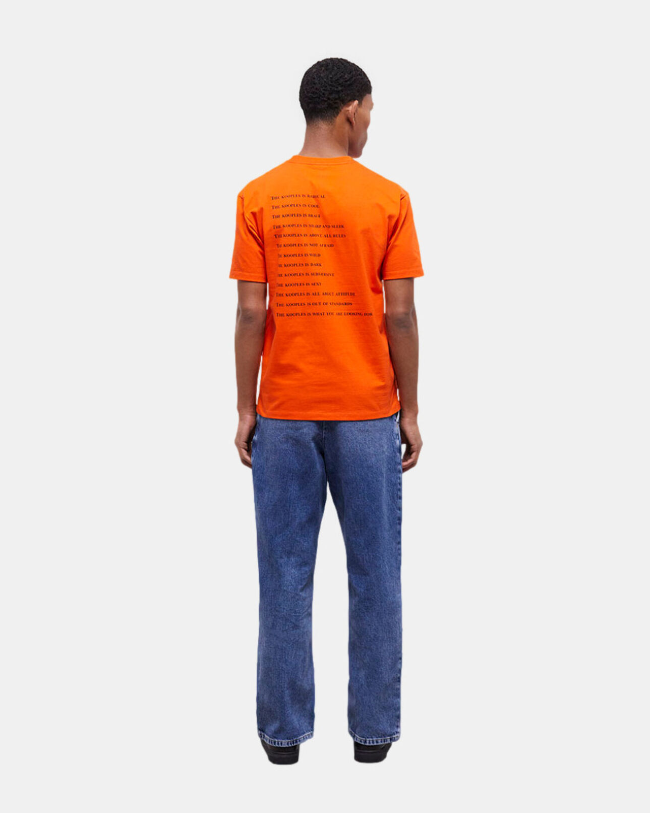 The Kooples HOMME PUMPKIN t-shirt homme what is orange