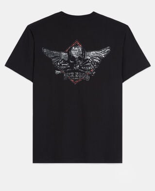 The Kooples MEN BLACK WASHED gray t-shirt
