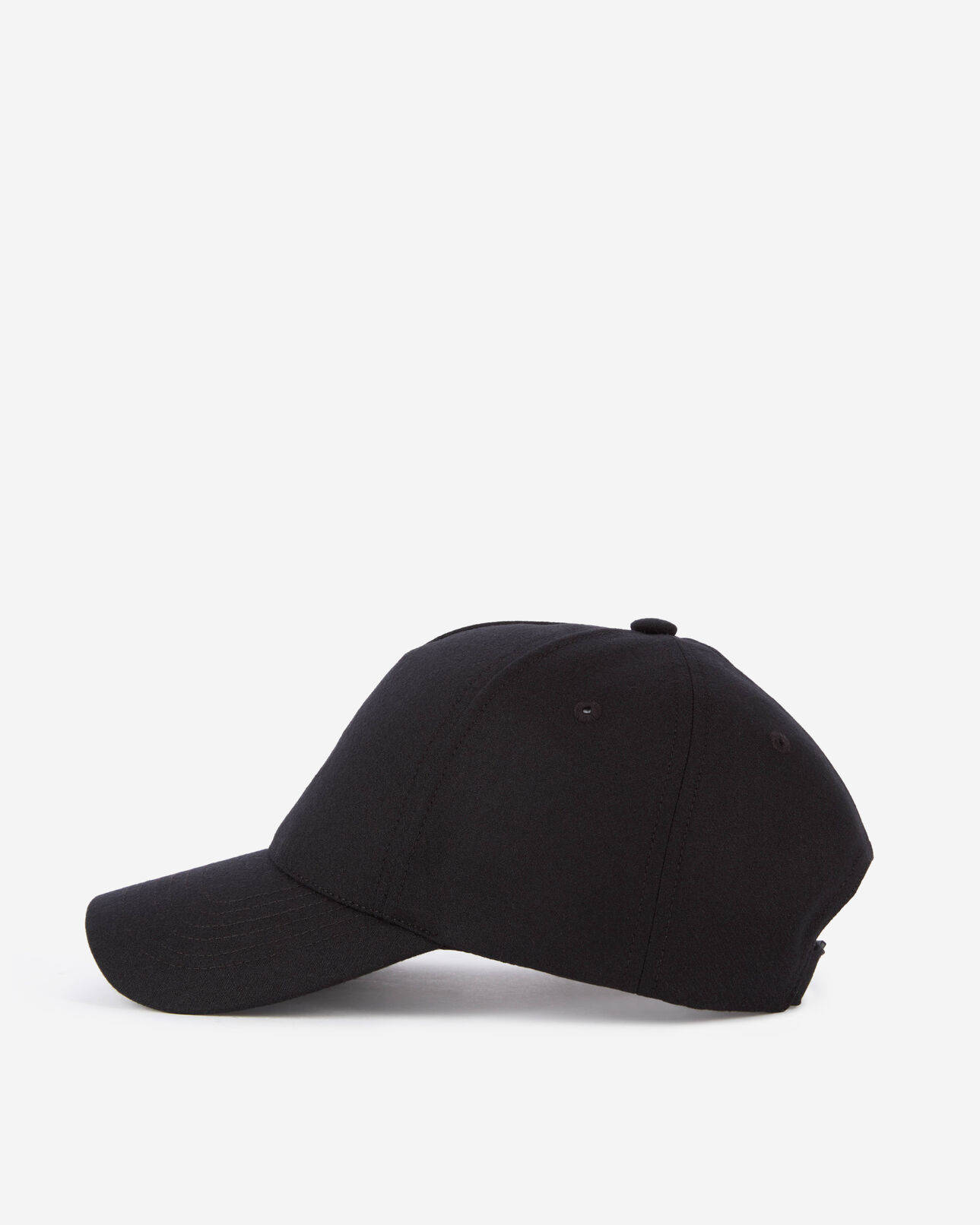 The Kooples FEMME BLACK casquette en flanelle noire