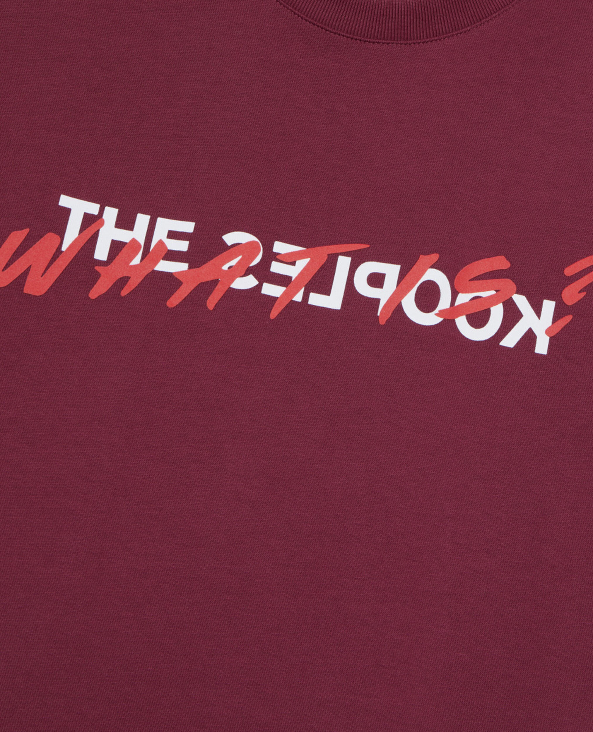 Burgundy What is t-shirt, BURGUNDY, hi-res image number null