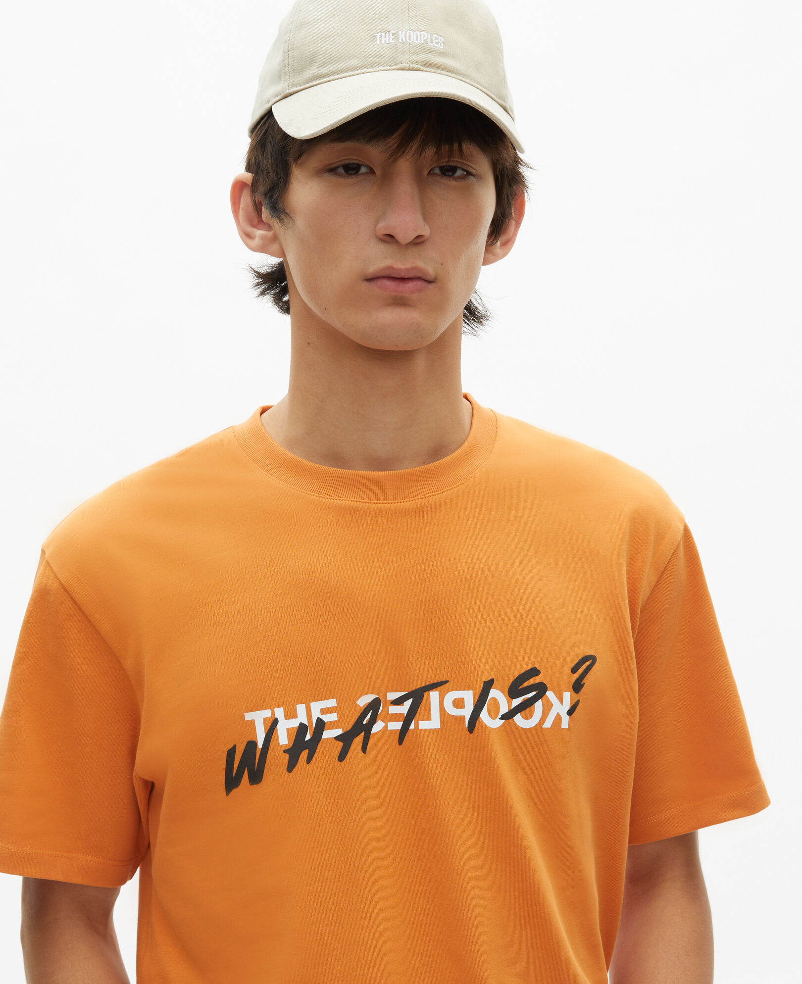 The Kooples HOMME ABRICOT t-shirt what is orange