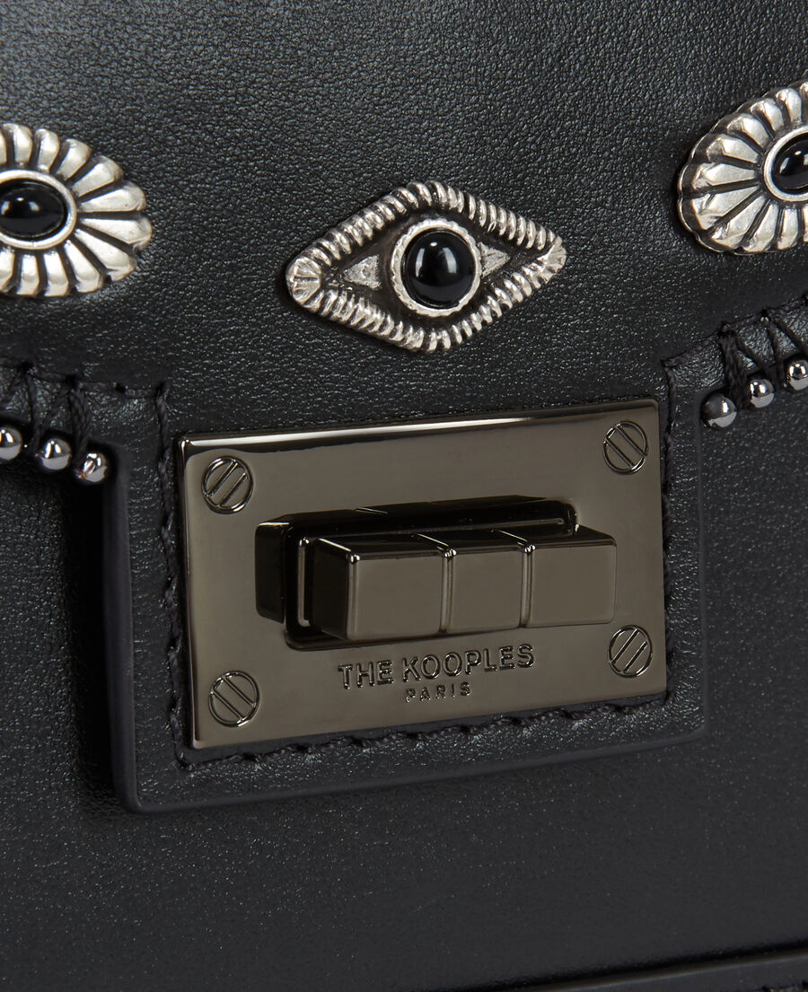 Sac Emily small en cuir noir | The Kooples - France