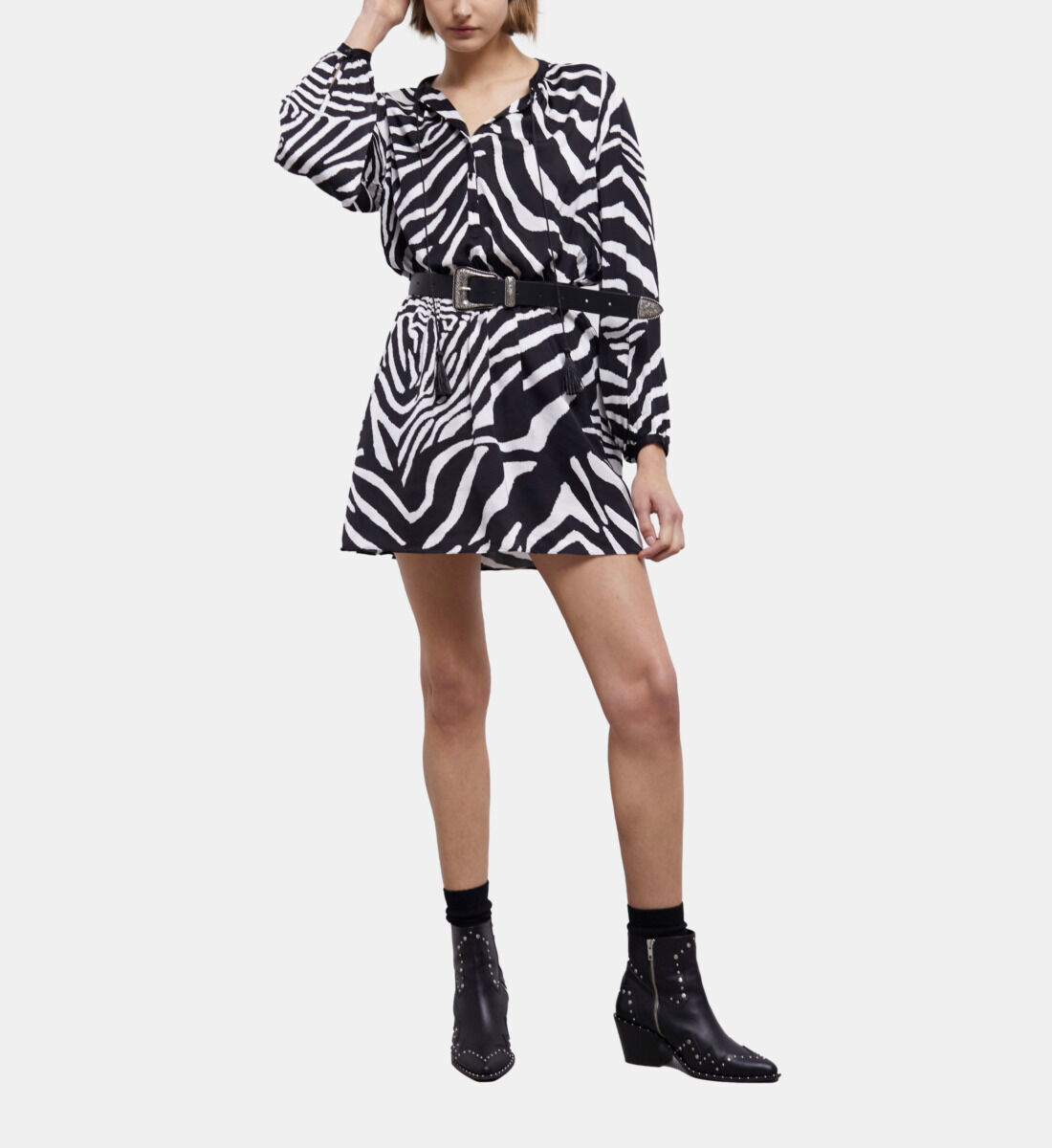 The kooples new arrivals animal print dress