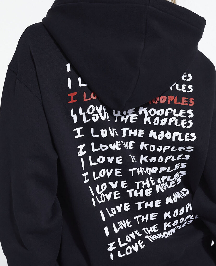 i love kooples black sweatshirt