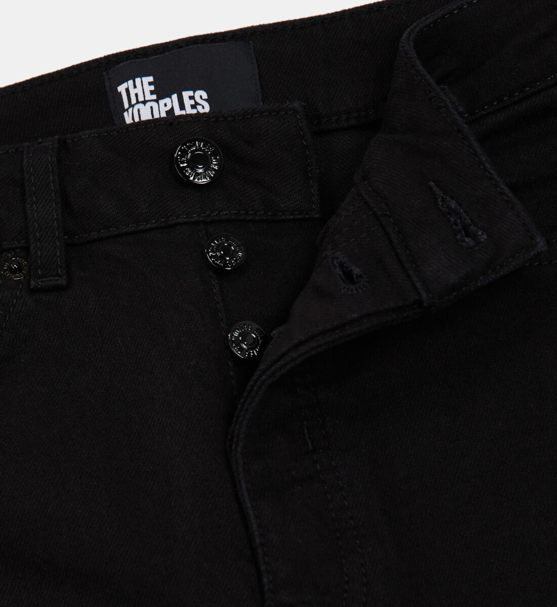 Black slim fit jeans The Kooples US