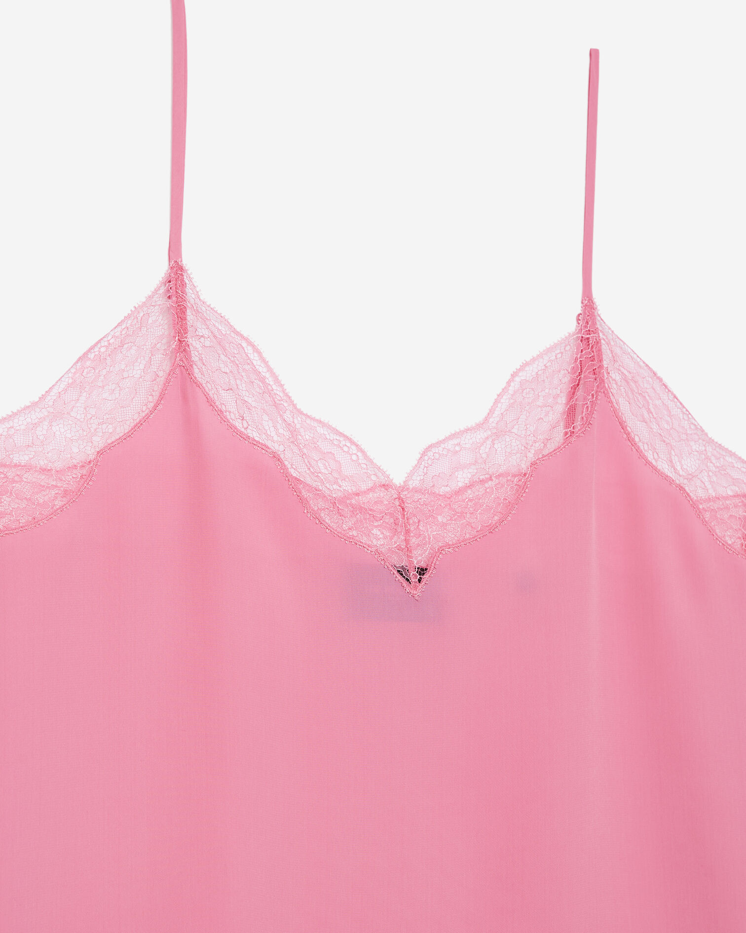 Light pink camisole with lace, PINK, hi-res image number null