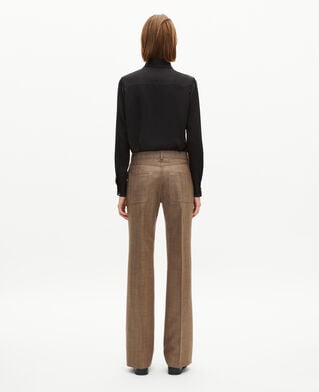 The Kooples FEMME CAMEL pantalon tailleur bootcut camel