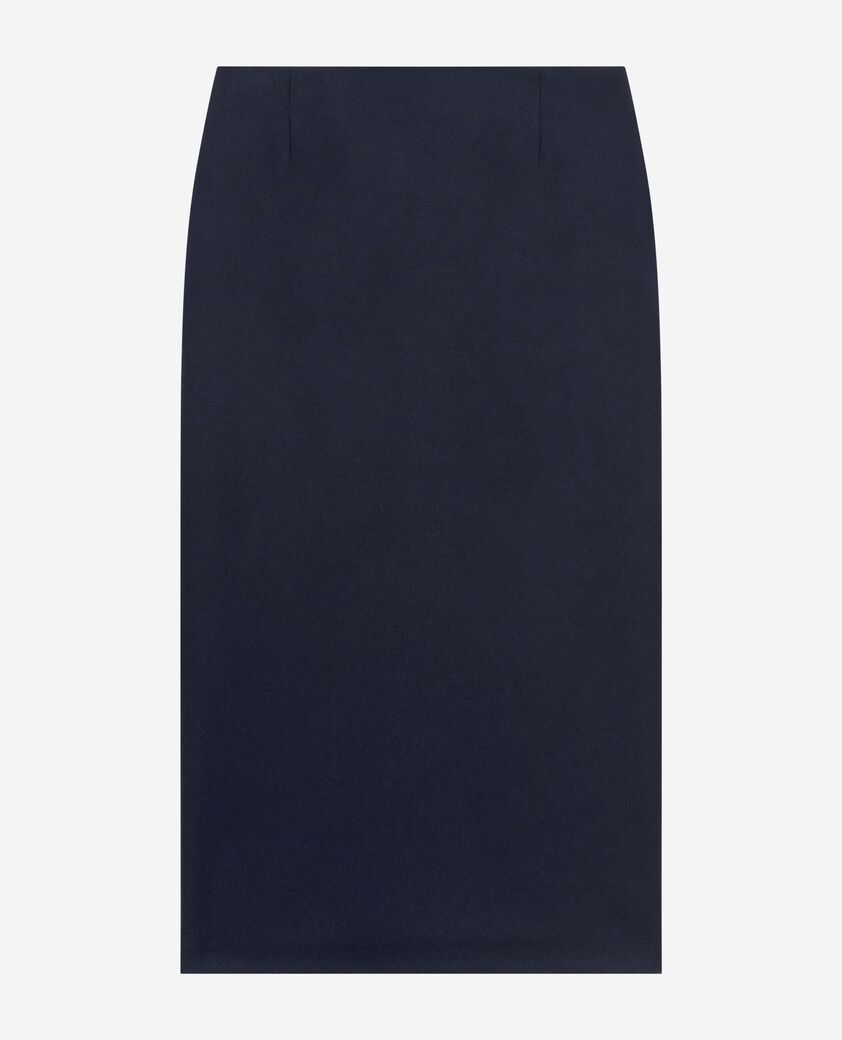 The Kooples DAMEN NAVY langer bleistiftrock in marine