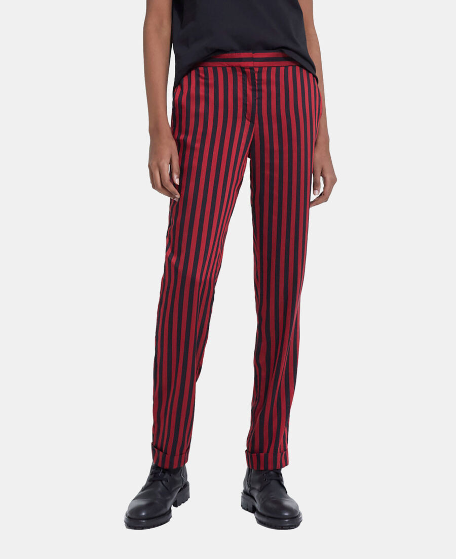 pantalon à rayures