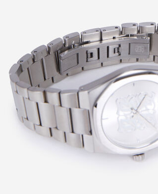 The Kooples MIXED SILVER silver monogram watch