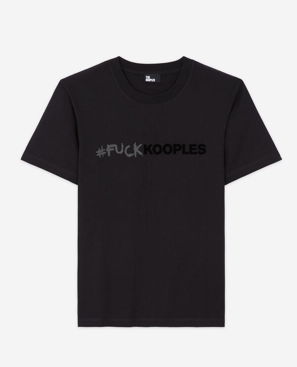 camiseta logotipo negra