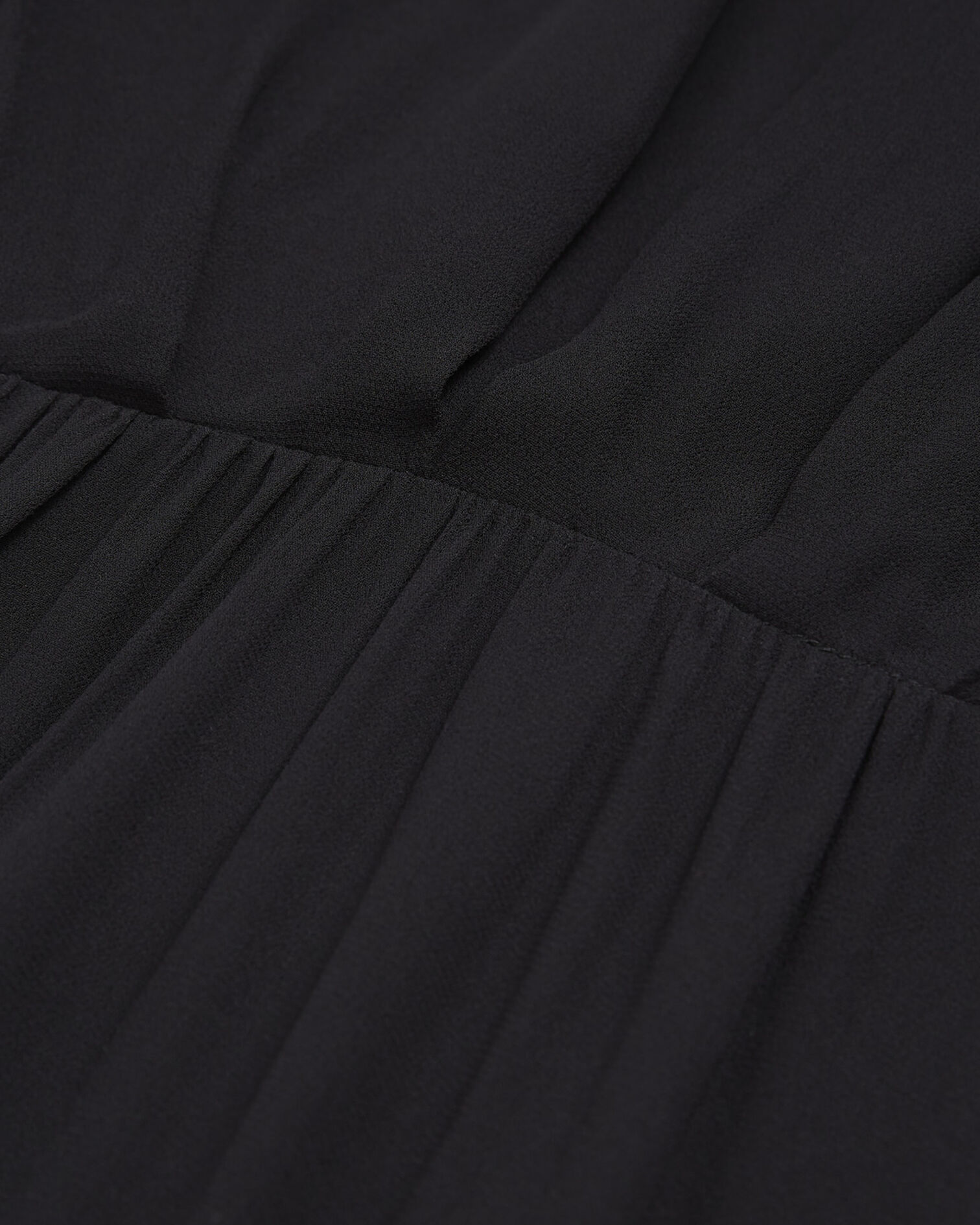 Long semi-sheer dress, BLACK, hi-res image number null